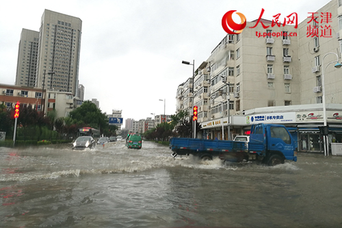 截至20日13:30天津中心城区累计降雨量达170.46毫米