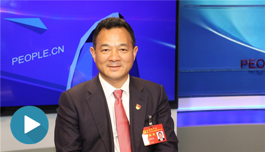 人民網專訪十九大代表、渤海銀行黨委書記、董事長李伏安