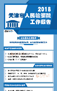 圖解2018天津市人民檢察院工作報告