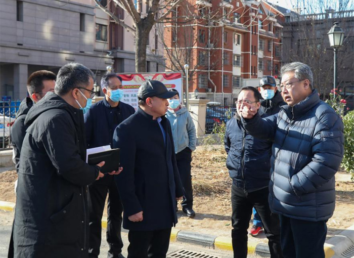 天津市靜海區領導深入社區調研