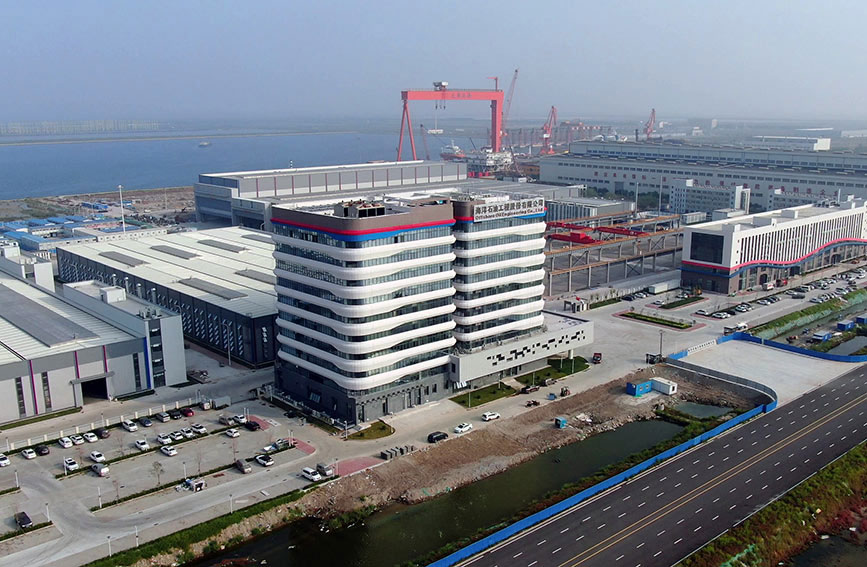 天津海洋工程智能制造基地外景。天津港保稅區供圖