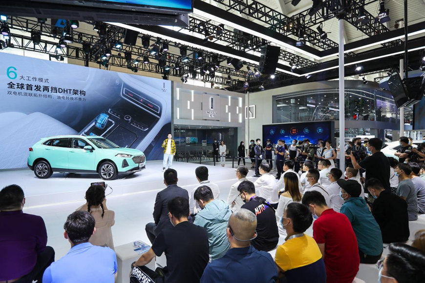 2021中國（天津）國際汽車展覽會開幕。天津車展組委會供圖