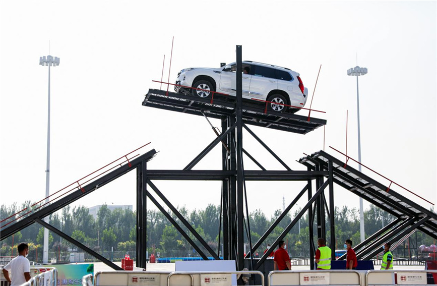 2021中國（天津）國際汽車展覽會開幕。天津車展組委會供圖