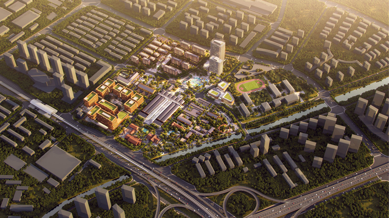天津第一机床总厂区域规划图。河东区供图