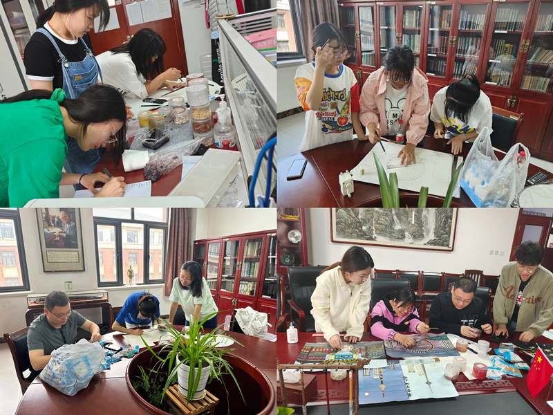 学生用药材绘制作品。天津中医药大学供图