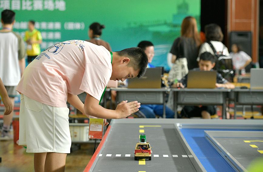 全國青少年車輛模型教育競賽總決賽在天津薊州舉行。楊天宇攝