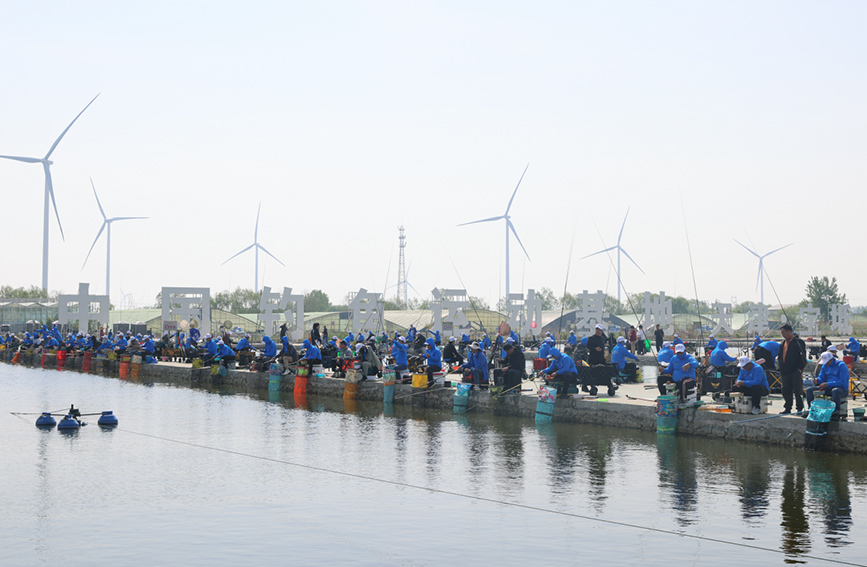 ​圖為垂釣大賽現場。寶坻區委宣傳部供圖