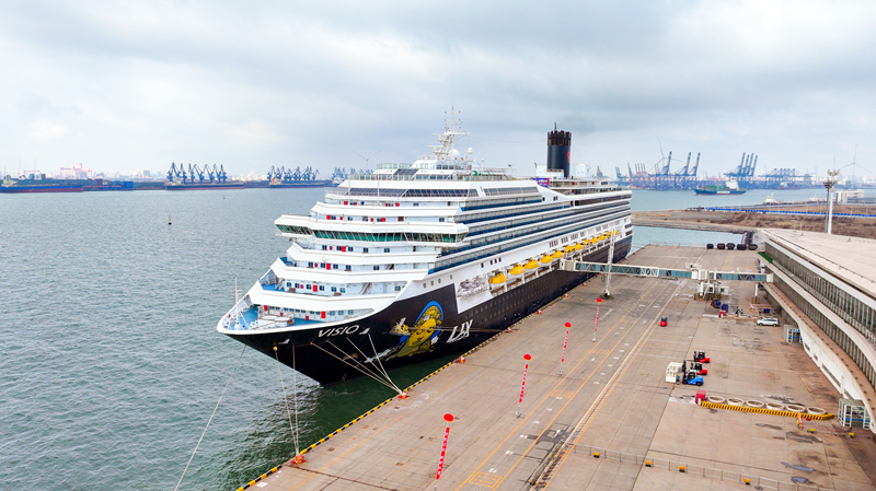 “理想”号邮轮首航。天津市文化和旅游局供图