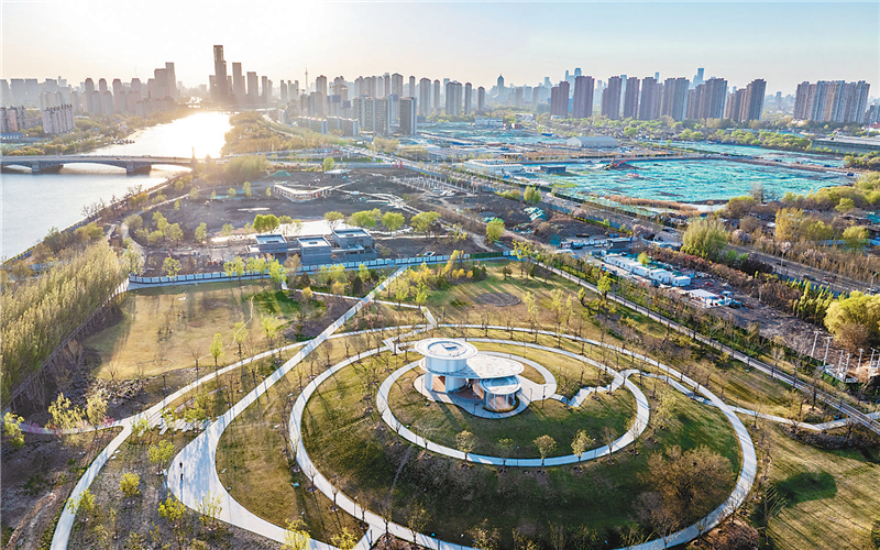 设计公园二期正加紧建设