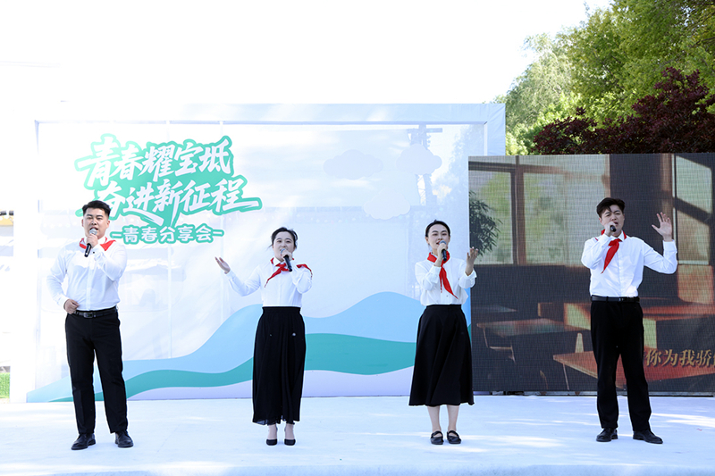 青春分享会现场。宝坻区委宣传部供图