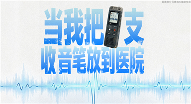 當我把一支收音筆放到醫院……
